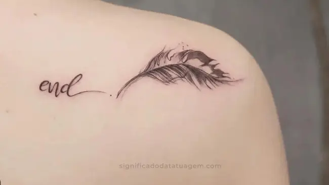 Significado da tatuagem de penas