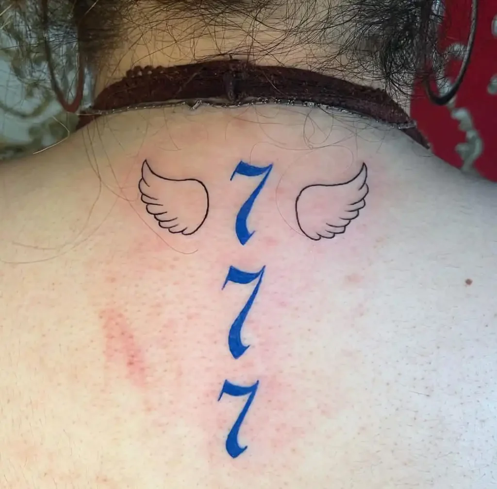 tattoo meaning 777